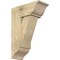 Ekena Millwork Traditional Traditional Rough Sawn Bracket w/ Offset Brace, Douglas Fir, 8"W x 18"D x 26"H BKT0806X18X26TRA01RDF - alternate 1